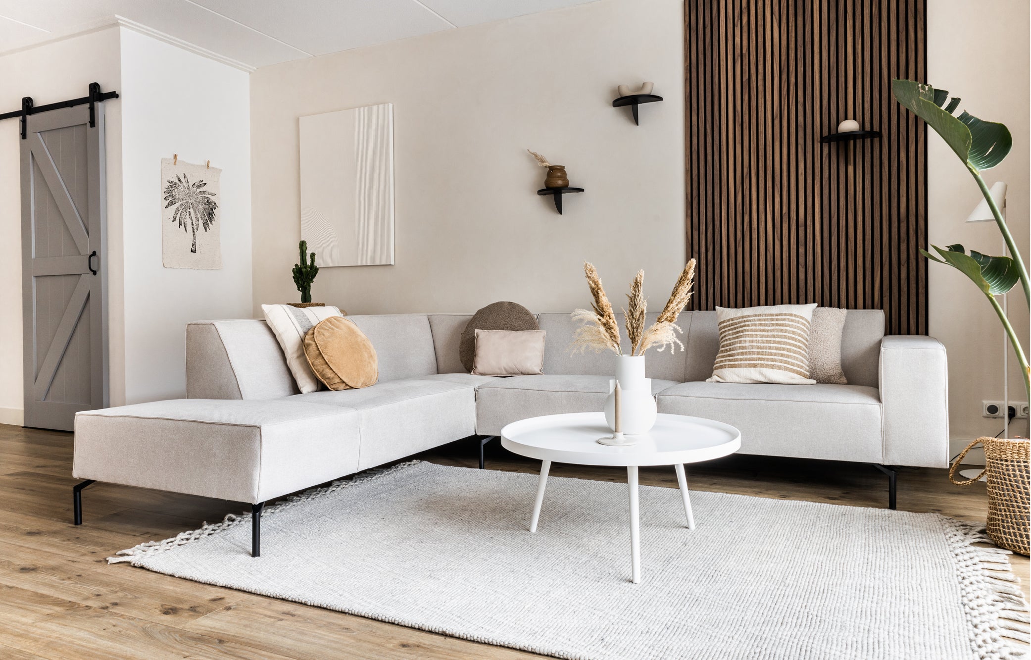 Hoekbank Nord By SIDDE - Japandi interieur - woonkamerinrichting Hoekbank Nord By SIDDE - Japandi interieur - woonkamerinrichting