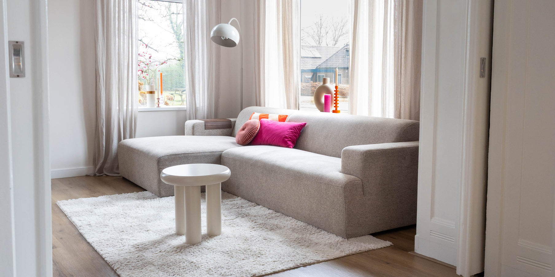 Een kleurrijk Japandi interieur in een karakteristiek huis Een kleurrijk Japandi interieur in een karakteristiek huis